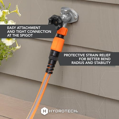 HydroTech FLATJACKET Lightweight Garden Hose 5/8 in x 75 ft, Orange - size: 75 Feet