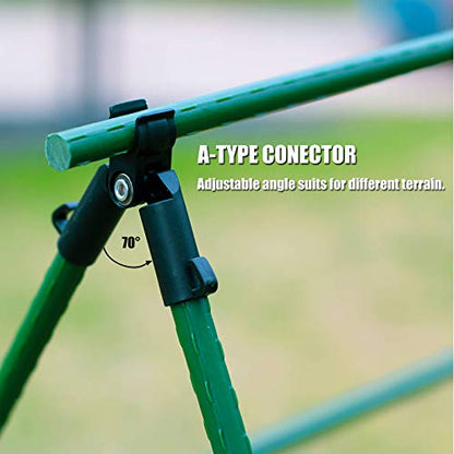 Orgrimmar 50PCS Connector Clip Set for 11mm Plant Trellis Gardening Stakes