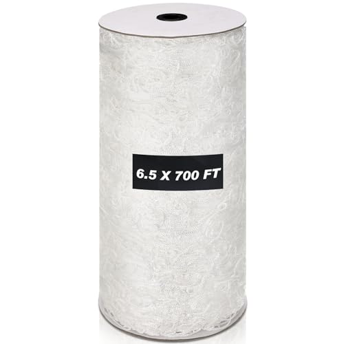 Berlune 6.5 x 700 ft Trellis Netting Roll Heavy Duty Nylon Garden Trellis Netting with 6 Inch Mesh Soft Plant Support Net for Climbing Plants, Grape Racks, Growing Support Bean, Pea, Tomatoes - size: 6.5 x 700 ft