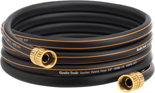 Giraffe Tools Leader Hose 5/8", 15ft Short Garden Hose - size: 15FT Double Females