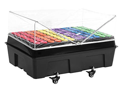 Clone Machine 96 Site, Aeroponic Cloning System Using 2 in Neoprene Insert Collars with Free Cloner Humidity Dome for Plant Cutting Propagation - size: 96 Site
