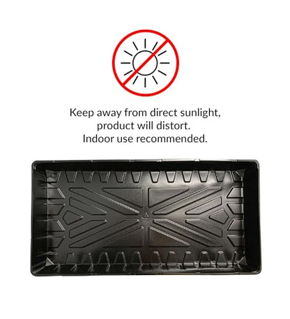 Jiffy Seed Starter Tray with Humidity Dome - Lightweight Propagation - 10 Pack - Plastic - style: 10 Trays and Domes