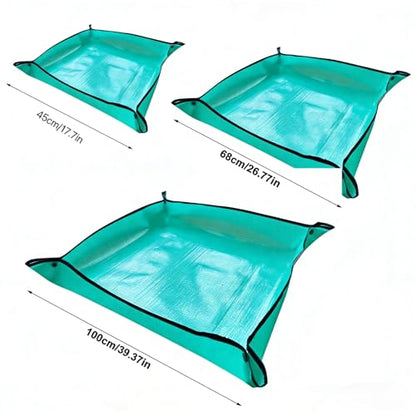 Waterproof Potting Mat, Foldable Transplanting Mat for Indoor Plants, Succulents, Gardening - Large