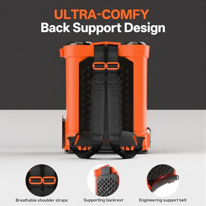 Maxlander 4.2 Gal Battery Powered Backpack Sprayer with 2 x 2.0Ah Battery