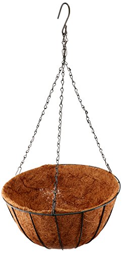 Panacea 88500 Growers Series Hanging Basket, Green, 12-Inch - size: 12 Inch