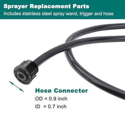 Replacement Sprayer Wand for Ryobi，44" Sprayer Part with Adjustable Nozzle, Trigger Wand & Hose Compatible for P2800, P2803 Sprayer，Suitable for ports with a diameter of 0.7 inches (1.78 cm)