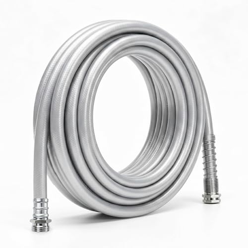 25 ft Sliver Hybrid Garden Hose 5/8”, Greens Word, Male to Female Fittings - size: 5/8 in. x 25 ft.