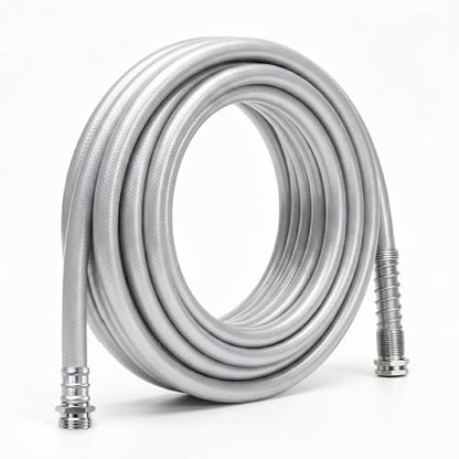 25 ft Sliver Hybrid Garden Hose 5/8”, Greens Word, Male to Female Fittings - size: 5/8 in. x 25 ft.
