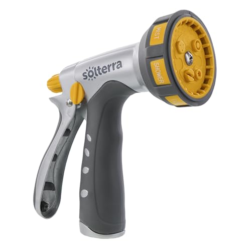 Solterra 7-Pattern Garden Hose Nozzle with Rear Trigger