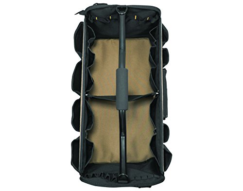 Custom Leathercraft WORK GEAR 1579 20 Inch, Open Top, Soft Sided Tool Box, 27 Pockets - style: 20-Inch Toolbox