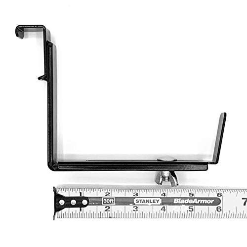 Hold It Mate Universal Adjustable 20” Planter Box Bracket Kit Includes 2 Heavy Duty Bottom Adjustable 5.5 to 8.5” Brackets Holds up to 30” Long Planter Box for Vertical Spindled Deck Railings - size: 20 Inch