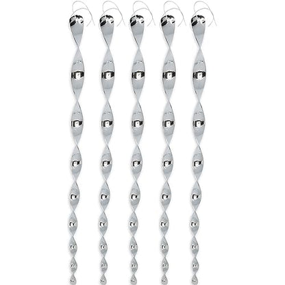 Bird Deterrent - Bird Reflective Repellent Outdoor Devices - Bird Scare Devices - Window Reflector Deterrents - Wind Twisting Bird Scare Rods - Holographic Devices (12 inch, Set of 5)