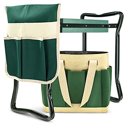 Garden Kneeler and Seat Heavy Duty, Upgraded Widened and Thickened Gardening Stools for Seniors, Foldable Gardening Bench Ergonomic Design, Effective Relief of Knee and Back Pain, Gift for Gardeners - size: ModelE