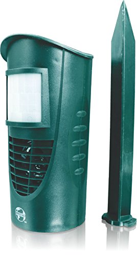 Cleanrth TSAR520 Advanced Ultrasonic Animal Repeller – Triple Scan Technology for Powerful Deterrence of Raccoons, Squirrels, Dogs, Cats, Badgers, Rabbits, Deer, Coyotes, and More