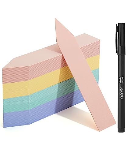 Mr. Pen- Plastic Plant Labels, 100 Pcs, 4“, Pastel Colors Plant Markers - color: Pastel Plant Labels