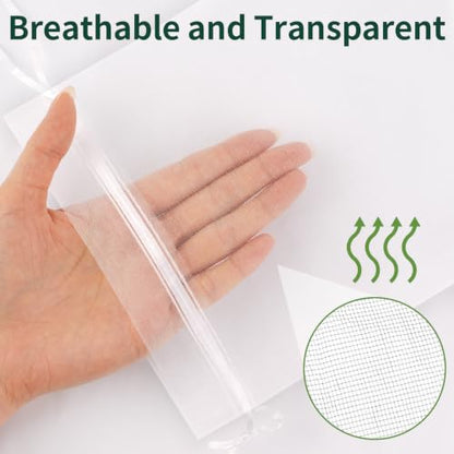 50 Pcs Fruit Protection Bags, 6×9 in Mesh Cover Nets for Tree, White - color: White, size: 6×9 in
