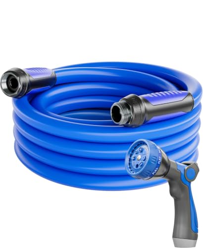 SPECILITE Garden Water Hose 25 ft x 5/8", Kink-Free Triangle Prism Design - size: 25FT