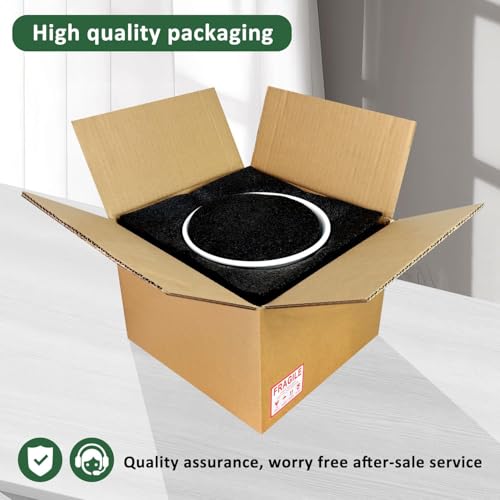 8 Inch Ceramic Plant Pot,White - color: Pure White, size: 8 Inch(1 PCS)