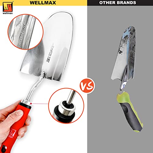 Wellmax 12-Piece Heavy-Duty Garden Tools Set