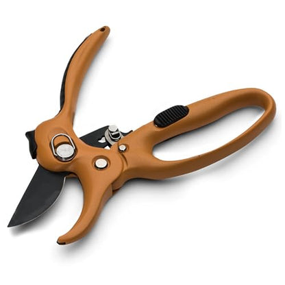 Kings County Tools Ratchet Anvil Pruning Shears for Gardening, 5” - style: Ratcheting Hand Pruner