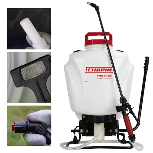 CHAPIN 61800 ProSeries 4-Gallon Backpack Sprayer, 3-Stage Filtration - style: 4 Gallon, Pro Series