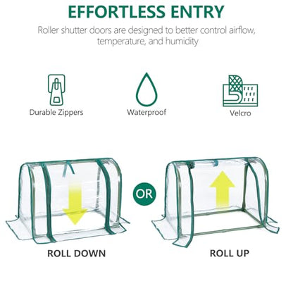 Mini Indoor Greenhouse Tabletop Garden Humidity Domes for Seedling