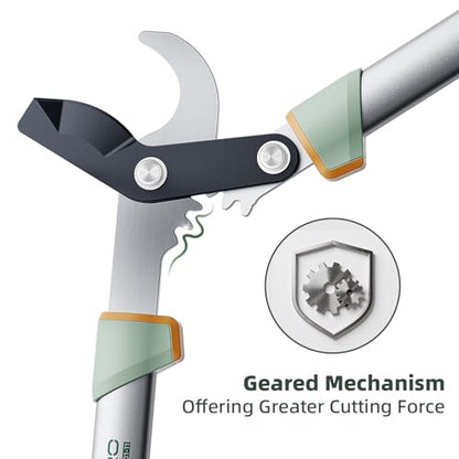 PrunePro® Loppers for Tree Trimming Stainless Steel Branch Cutter Heavy Duty Bypass Tree Pruner Rust Resistant Sharp Blade Up to 2" Tree Limb Trimmer for Gardening