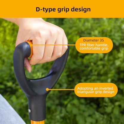 Spade Garden Shovel, Steel Flat Spade - style: Classic