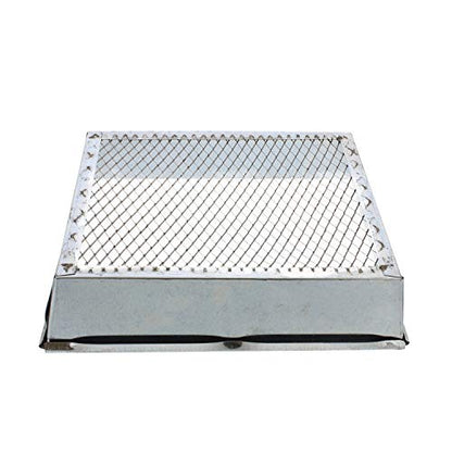 Trapping Dirt Sifter – 9 by 7 Inch Trapping Sifter Metal Dirt Sifter for Trapping, Garden Sieve, Beach Sand Sifter