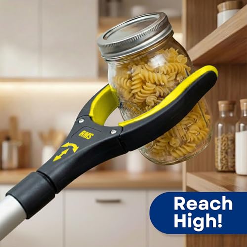 RMS 2-Pack 21 Inch Grabber Reacher with Rotating Jaw - size: 21 Inch (Pack of 2)