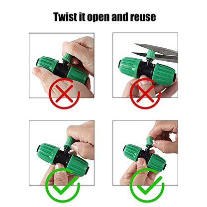 1/4 Barb Connector Plug Cap, Rubber Plug Fitting - size: 1/4 inch Barb Plug Cap