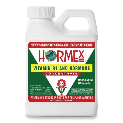 Hormex Liquid Rooting Hormone Concentrate & Root Stimulator with B1, 8 oz