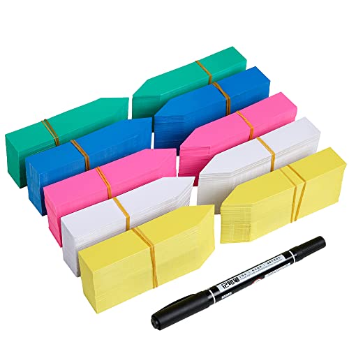 1000 Pcs Plant Tags, 4 Inch Plastic Garden Plant Pot Markers Waterproof Plant Labels, Multicolor - color: Multicolor