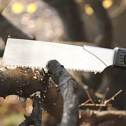 KAKURI Mini Japanese Pruning Saw with Sheath 4.3", Small Japanese Hand Saw - style: Japanese Pruning Saw