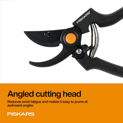 Fiskars Professional Bypass Pruning Shears, Garden Tools, 1" Cut Capacity - style: Professional Bypass