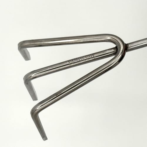 Foxglove Premium Stainless Steel Hand Cultivator Durable Metal Garden Rake