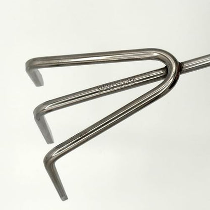 Foxglove Premium Stainless Steel Hand Cultivator Durable Metal Garden Rake