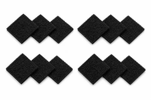 CFS Carbon Compost Pail Filters 3x3 in for ECO 2500-12 Pack - size: 12 Pack