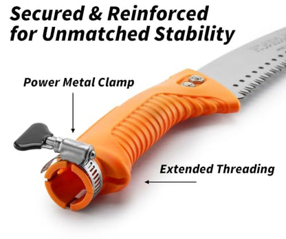 Pruning Manual Hand Saw for Tree Trimming (Pole Sold Separately) - size: 14 in Blade (Hand-held or for Extension Pole)