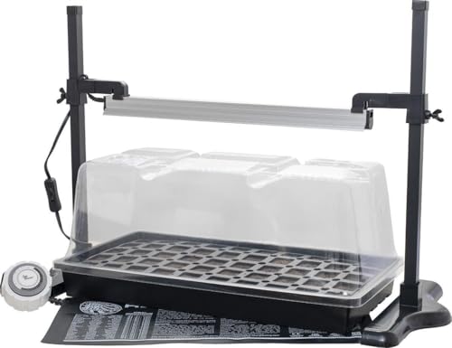 SunBlaster Seed Starting Kit, Grow Light, Stand, Heat Mat, Tray & Timer - style: 18" LED - Grow Up Greenhouse Intermediate Kit