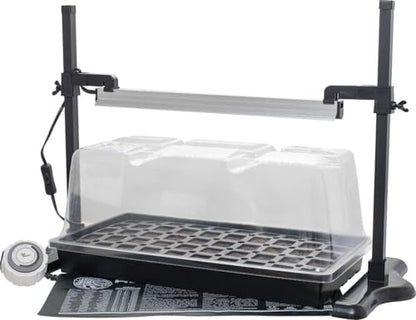 SunBlaster Seed Starting Kit, Grow Light, Stand, Heat Mat, Tray & Timer - style: 18" LED - Grow Up Greenhouse Intermediate Kit