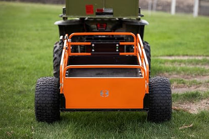 Impact IMPLEMENTS® 1500lb HD Agricultural Trailer with Solid Floor & Sides. Rugged Tires and Solid Sides with Tailgate for Increased Capacity. Original USA Design. - size: 1500lb HD Steel Bed