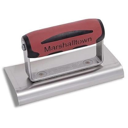 MARSHALLTOWN Curved Concrete Edger, 6 x 3 Stainless Steel Blade, 5/8 Lip x 1/2 Radius, Made In The USA, 121SSD - size: 6 x 3 x 5/8 x 1/2