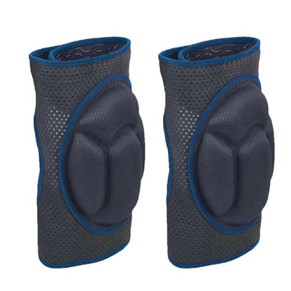 Garden Knee Pads for Men Women, Breathable Elastic Fabric, Blue M (1 pair) - color: Blue, size: Medium