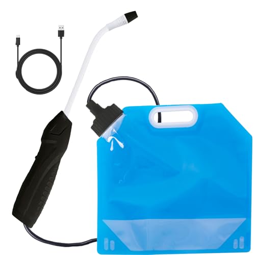 Electric Garden Sprayer 5L/1.35 Gallon Water Bag, Rechargeable Battery Powered Pump Sprayer with Adjustable Nozzle, Automatic Plant Mister, Indoor Watering Can and Outdoor Yard Lawn Garden Sprayer