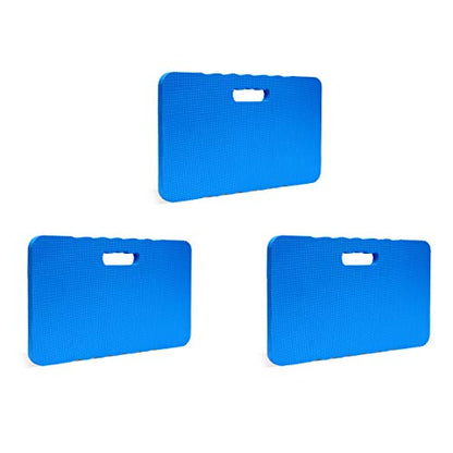 Gardzen 3-Pack Garden Kneeling Pad, EVA Foam Kneeler Pad for Gardening, Baby Bath, Yoga, Pilates, Exercise, 18" x 11" x 1", Blue - size: 18"x11"x1" - 3 Pack