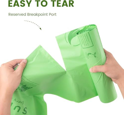 SUPERBIO 55 Gallon Compostable Yard Waste Bags - style: 55 gallon,10 count