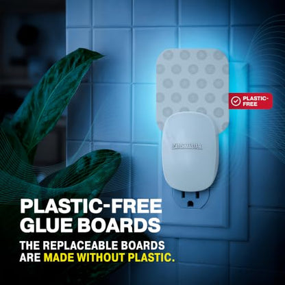 Catchmaster Fruit Fly Trap Plug in, Indoor Flying Insect & Gnat UV Light