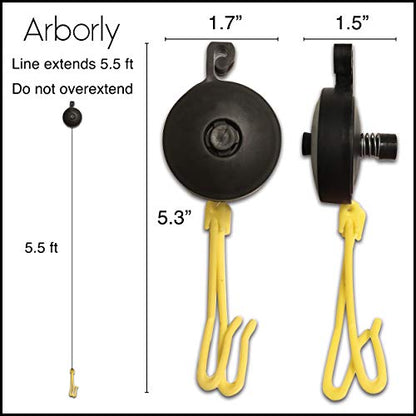Plant Yoyo Hangers - 12 Pack - 2 Hooks - Plant Support for Stems & Branches with Heavy Buds, Colas, Flowers, Fruits & Vegetables - Great for Grow Tent, Grow Room, and Garden - color: 12 Pack