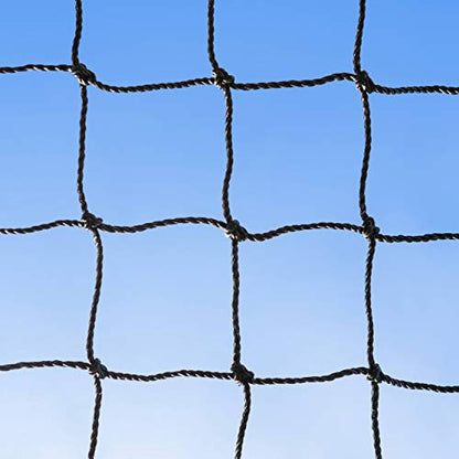 Baseball Backstop Nets | Professional Grade Sports Netting Available in 82 Sizes - 100% Weatherproof with Overlocked Edges - size: 10' x 18'